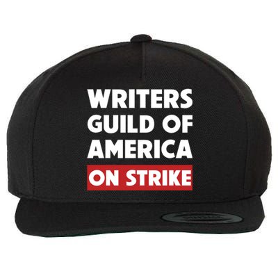 Writers Guild Of America On Strike Wool Snapback Cap