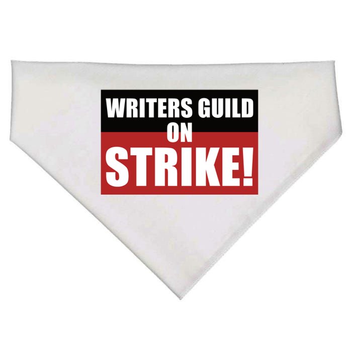 Writers Guild On Strike WGA Strike Anti AI USA-Made Doggie Bandana