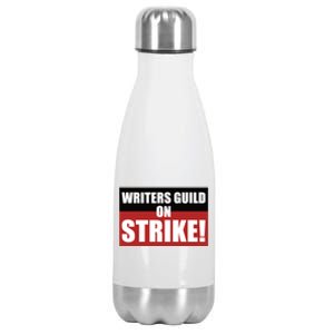 Writers Guild On Strike WGA Strike Anti AI Stainless Steel Insulated Water Bottle