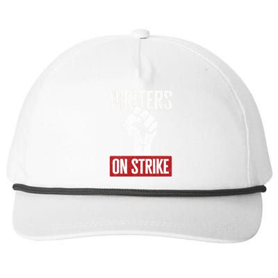 Writers Guild Of America On Strike Anti AI Chatbots WGA Snapback Five-Panel Rope Hat