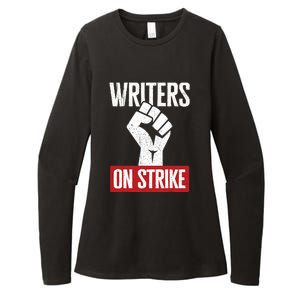 Writers Guild Of America On Strike Anti AI Chatbots WGA Womens CVC Long Sleeve Shirt