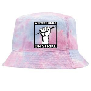 Writers Guild Of America On Strike Tie-Dyed Bucket Hat