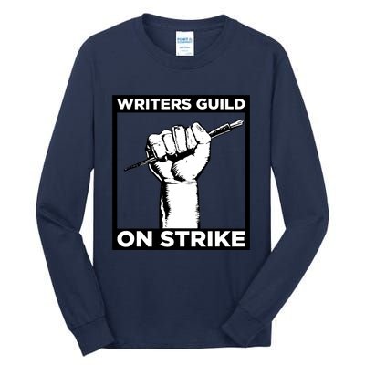 Writers Guild Of America On Strike Tall Long Sleeve T-Shirt