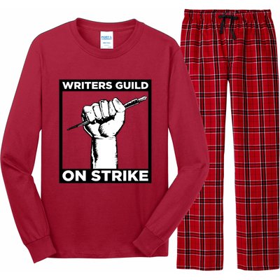 Writers Guild Of America On Strike Long Sleeve Pajama Set