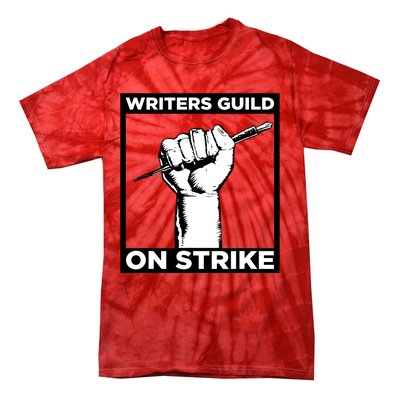 Writers Guild Of America On Strike Tie-Dye T-Shirt