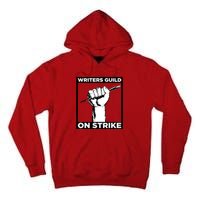 Writers Guild Of America On Strike Tall Hoodie