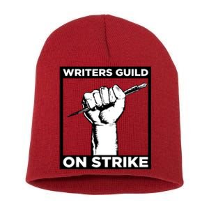 Writers Guild Of America On Strike Short Acrylic Beanie