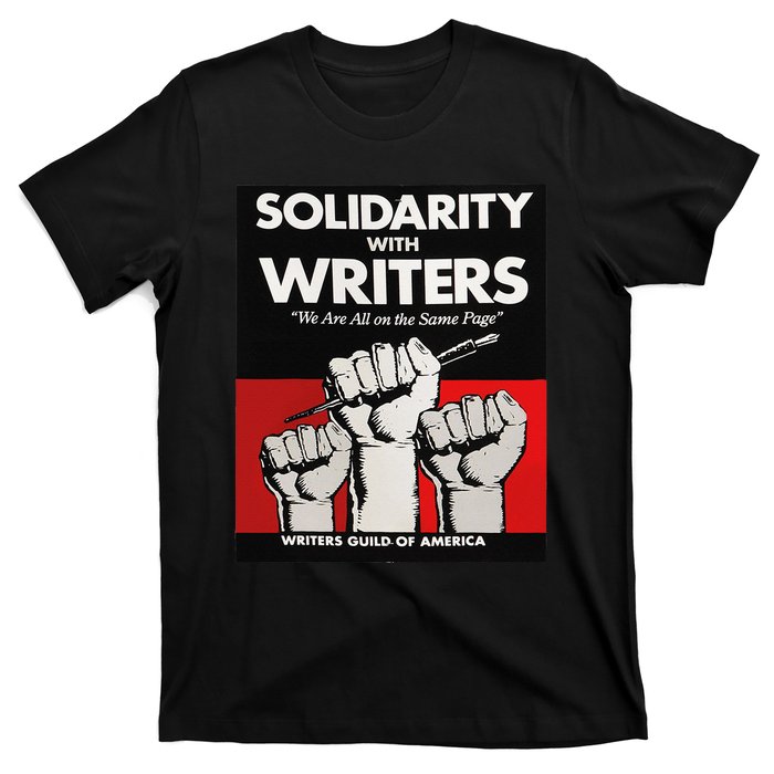 Writers Guild Of America On Strike Anti AI Chatbots WGA T-Shirt