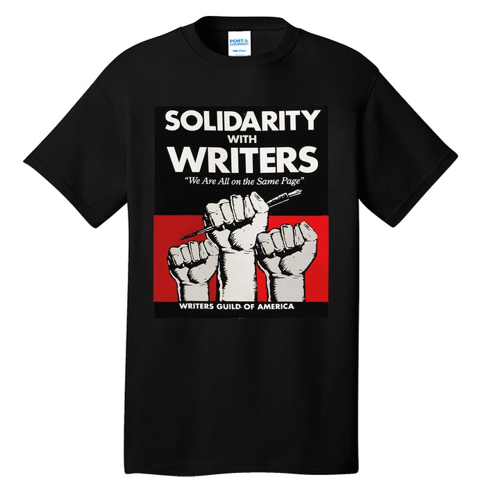 Writers Guild Of America On Strike Anti AI Chatbots WGA Tall T-Shirt