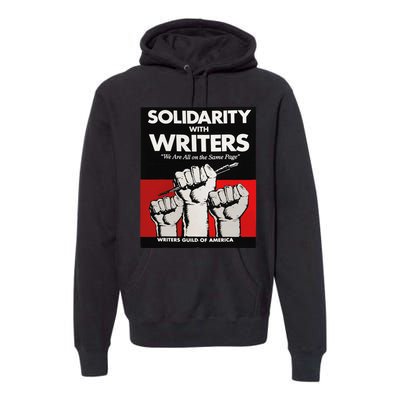 Writers Guild Of America On Strike Anti AI Chatbots WGA Premium Hoodie