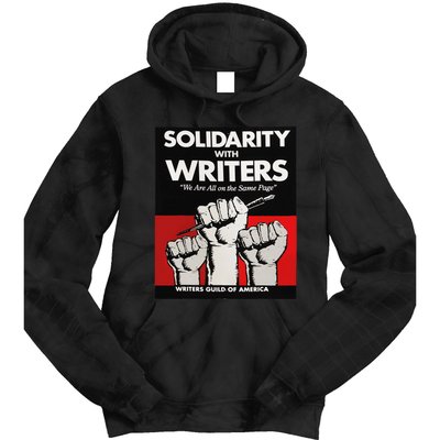 Writers Guild Of America On Strike Anti AI Chatbots WGA Tie Dye Hoodie