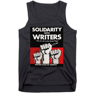 Writers Guild Of America On Strike Anti AI Chatbots WGA Tank Top