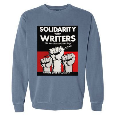 Writers Guild Of America On Strike Anti AI Chatbots WGA Garment-Dyed Sweatshirt