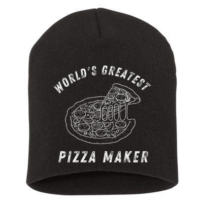 World's Greatest Pizza Maker pizza makers Short Acrylic Beanie