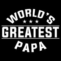 World's Greatest Papa Father's Day Gift Doggie Tank