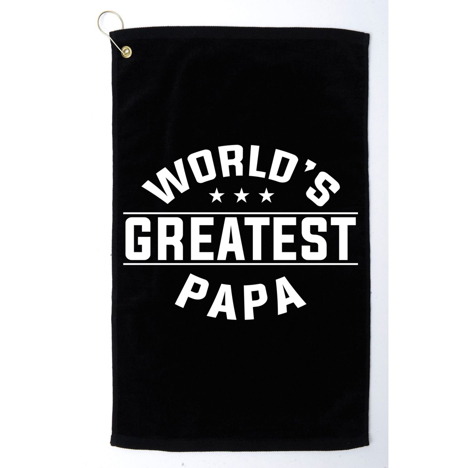 World's Greatest Papa Father's Day Gift Golf Towel