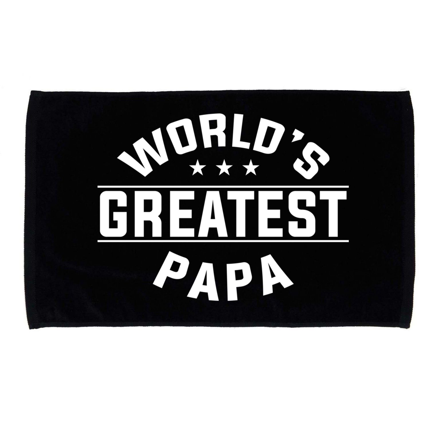 World's Greatest Papa Father's Day Gift Microfiber Hand Towel