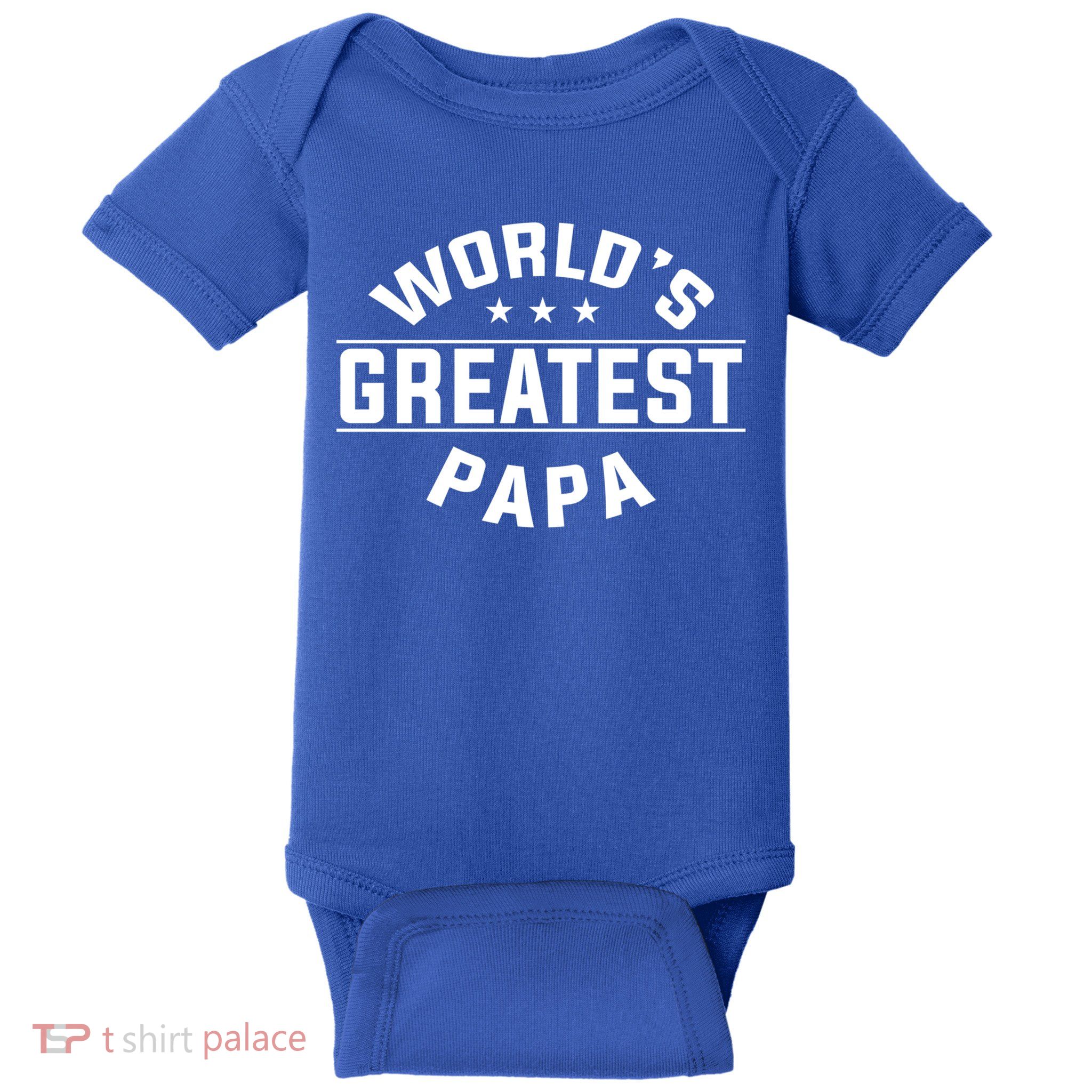 World's Greatest Papa Father's Day Gift Baby Bodysuit