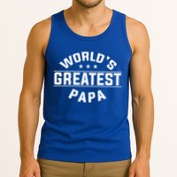 World's Greatest Papa Father's Day Gift Tank Top