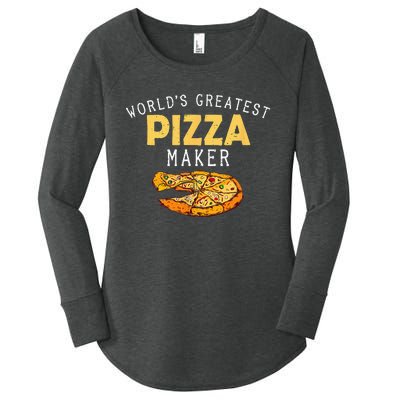 Worlds Greatest Pizza Maker Women's Perfect Tri Tunic Long Sleeve Shirt