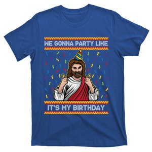 We Gonna Party Like ItS My Birthday Funny Christmas Jesus Gift T-Shirt