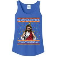 We Gonna Party Like ItS My Birthday Funny Christmas Jesus Gift Ladies Essential Tank