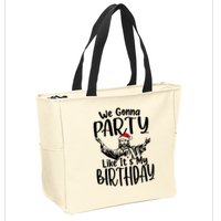We Gonna Party Like ItS My Birthday Jesus Christmas Gift Zip Tote Bag