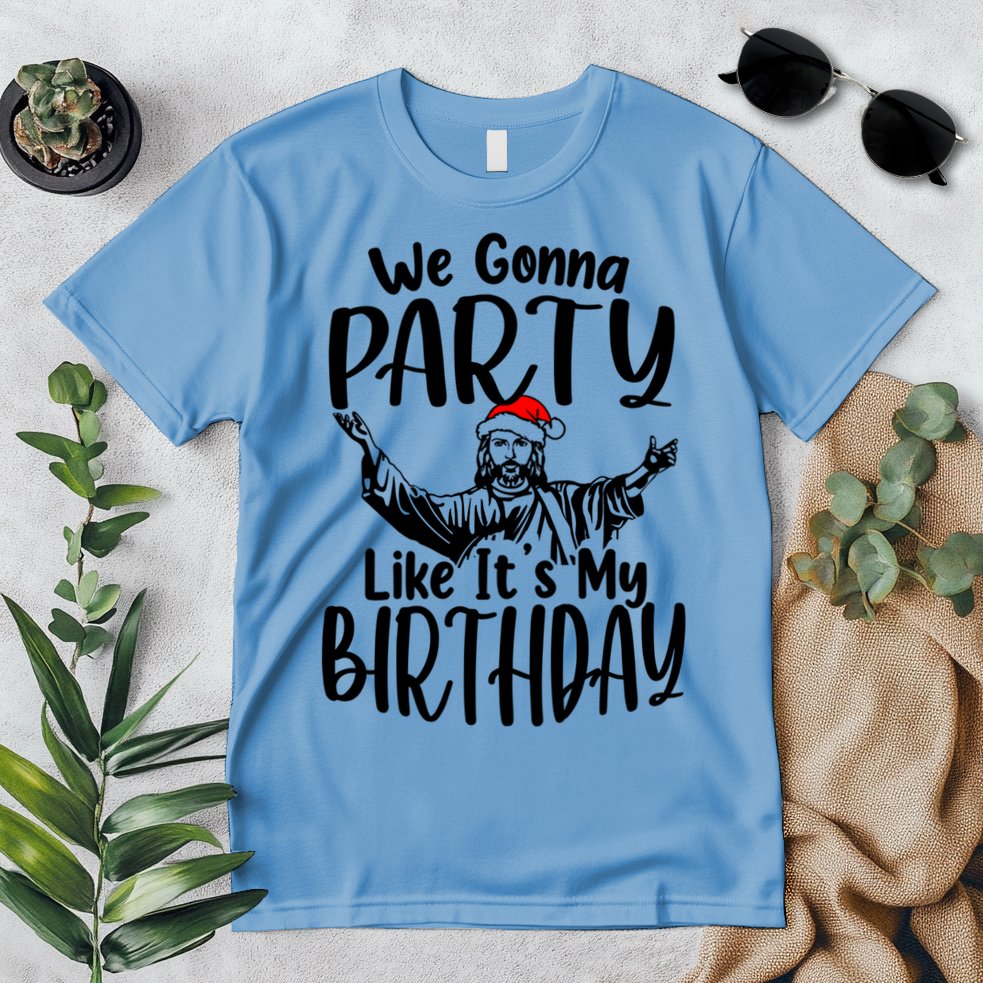 We Gonna Party Like ItS My Birthday Jesus Christmas Gift Premium T-Shirt