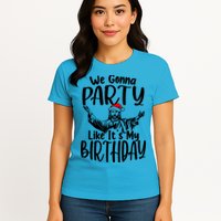 We Gonna Party Like ItS My Birthday Jesus Christmas Gift Womens T-Shirt