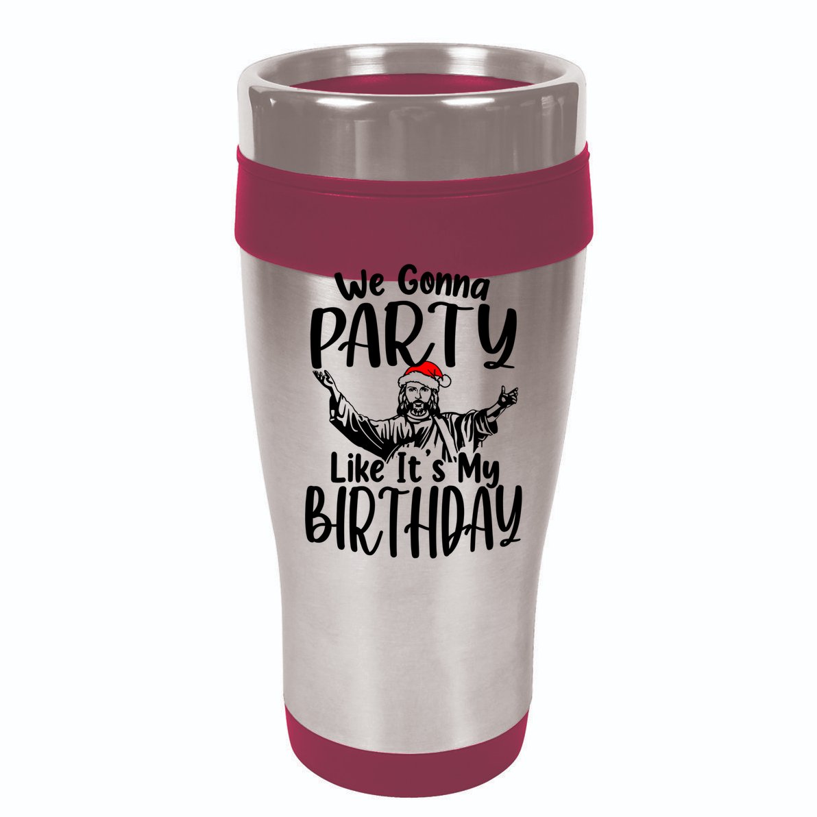 We Gonna Party Like ItS My Birthday Jesus Christmas Gift Flat Bill Trucker Hat