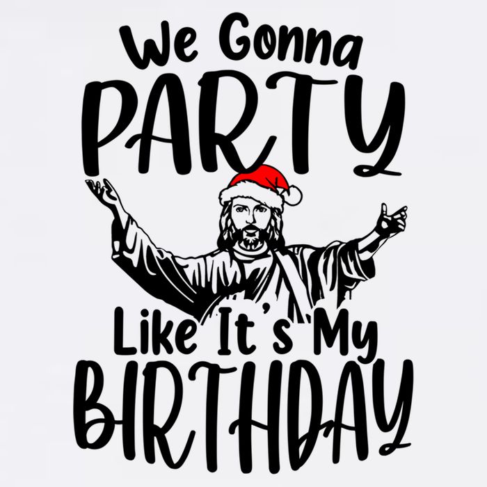We Gonna Party Like ItS My Birthday Jesus Christmas Gift Womens Tank Top