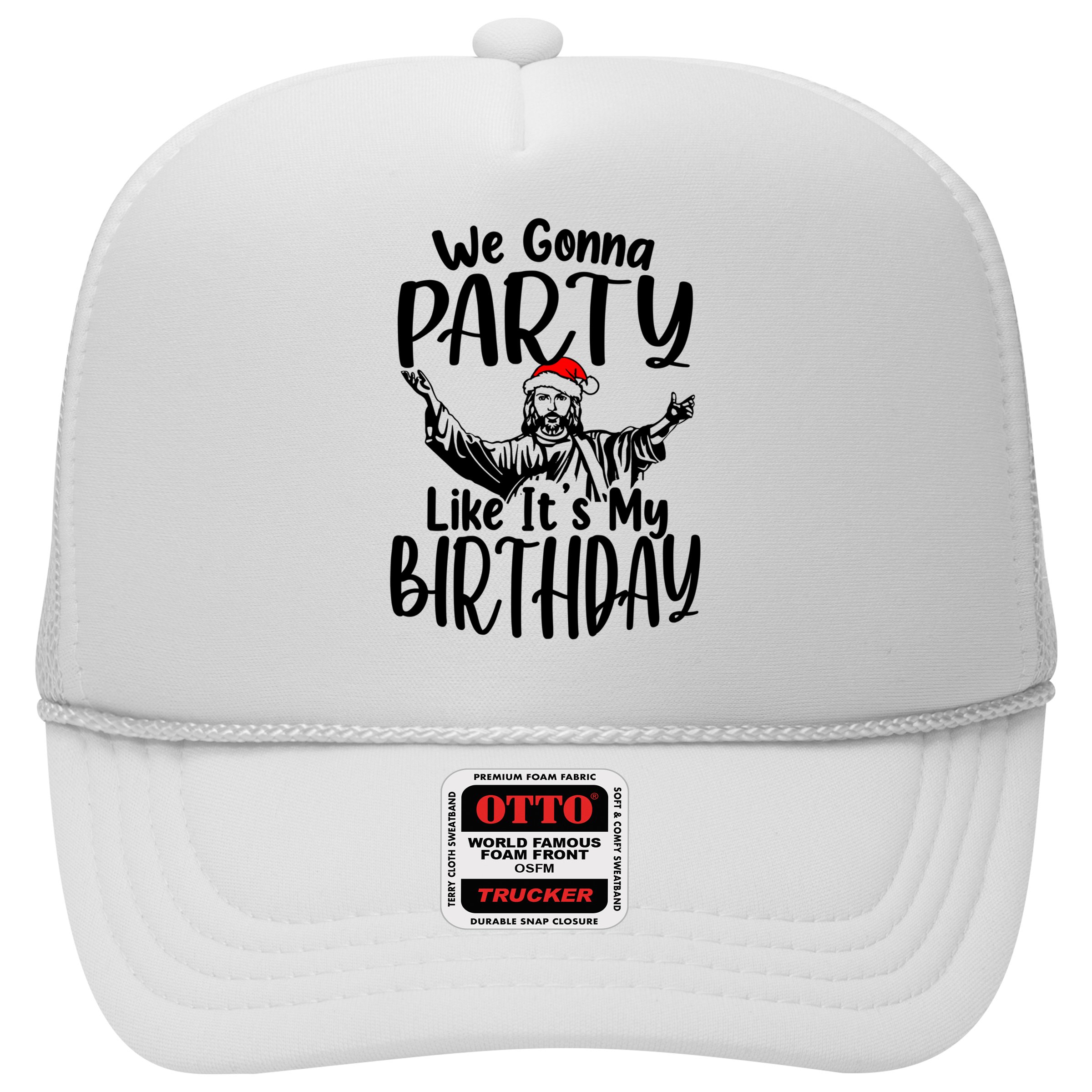 We Gonna Party Like ItS My Birthday Jesus Christmas Gift Hat