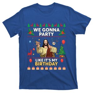 We Gonna Party Like ItS My Birthday Ugly Christmas Sweater Gift T-Shirt