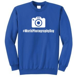 #Worldphotographyday Gift Photographer Gift Sweatshirt