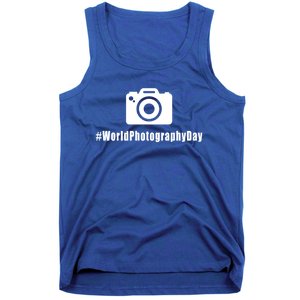 #Worldphotographyday Gift Photographer Gift Tank Top