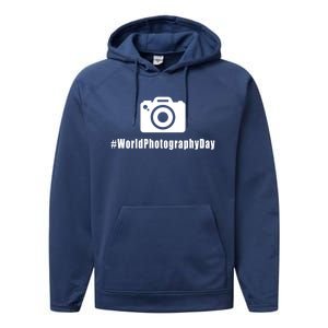 #Worldphotographyday Gift Photographer Gift Performance Fleece Hoodie