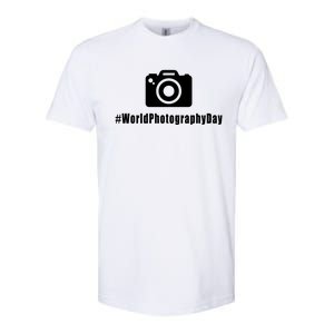 #Worldphotographyday Gift Photographer Gift Softstyle CVC T-Shirt