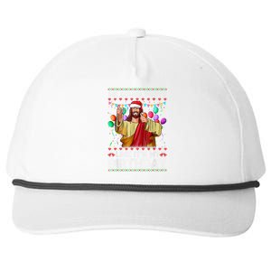 We Gonna Party Like ItS My Birthday Ugly Christmas Sweater Snapback Five-Panel Rope Hat