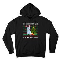 We Gonna Party Like Its My Birthday Ugly Christmas Jesus Tall Hoodie