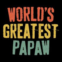 WorldS Greatest Papaw Grandpa FatherS Day Drawstring Bag