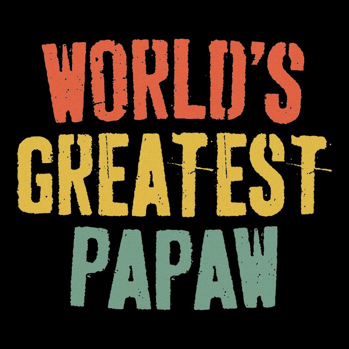 WorldS Greatest Papaw Grandpa FatherS Day Drawstring Bag