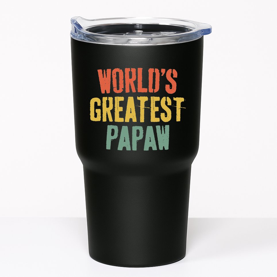 WorldS Greatest Papaw Grandpa FatherS Day Tumbler