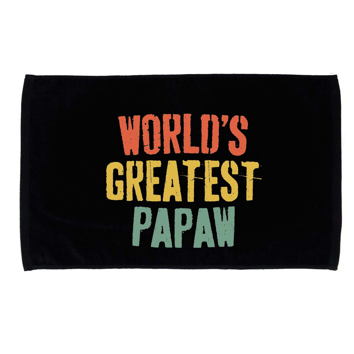 WorldS Greatest Papaw Grandpa FatherS Day Microfiber Hand Towel