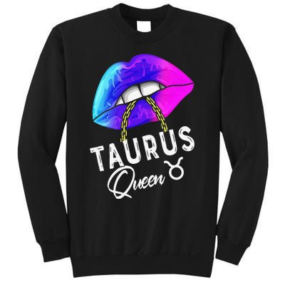 Wo Graduated Purple Blue Taurus Queen May April Zodiac Sweatshirt