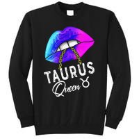 Wo Graduated Purple Blue Taurus Queen May April Zodiac Tall Sweatshirt