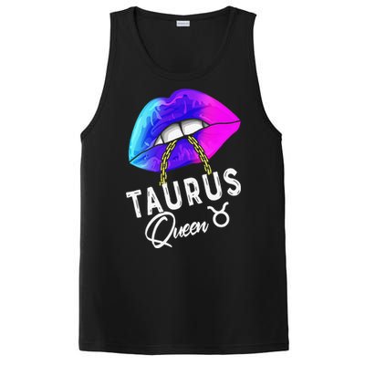 Wo Graduated Purple Blue Taurus Queen May April Zodiac PosiCharge Competitor Tank