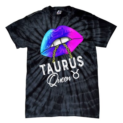 Wo Graduated Purple Blue Taurus Queen May April Zodiac Tie-Dye T-Shirt