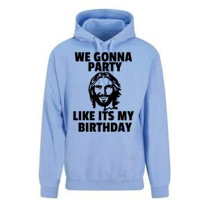 We Gonna Party Like Its My Birthday Jesus Christmas Party Gift Unisex Surf Hoodie