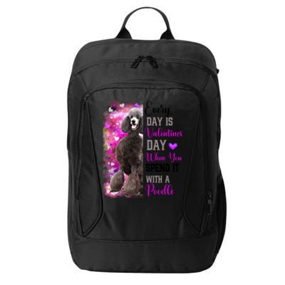 Wo Giant Poodle Dog Valentines Day Mom Dogs Cool Gift City Backpack