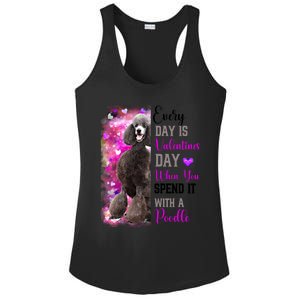 Wo Giant Poodle Dog Valentines Day Mom Dogs Cool Gift Ladies PosiCharge Competitor Racerback Tank